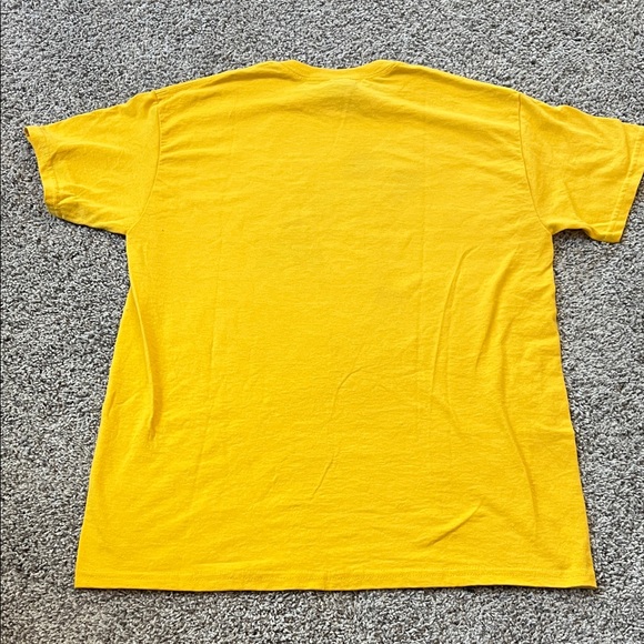 Disney Yellow Graphic Tee with Castle Design - Picture 3 of 3
